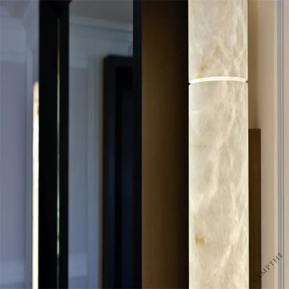 Venus Modern Linear Alabaster Wall Sconce 3"4.7"