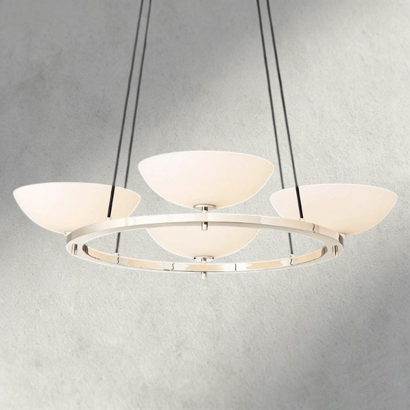 36" / Nickle Vernet Round Chandelier 36", 48", 60"