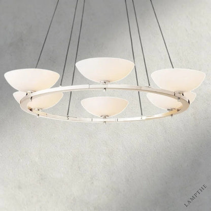 48" / Nickle Vernet Round Chandelier 36", 48", 60"