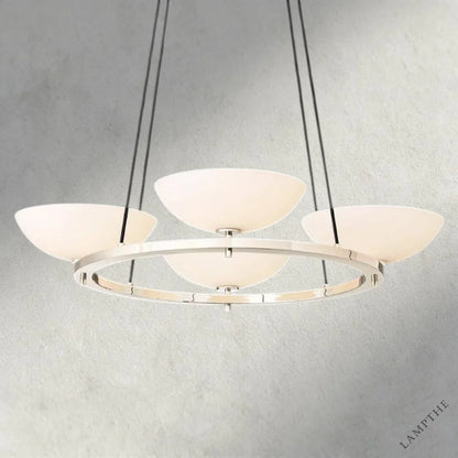 36" / Nickle Vernet Round Chandelier 36", 48", 60"