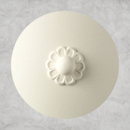 White / Clear Heritage Crystal Vesca Long Chandelier 46"