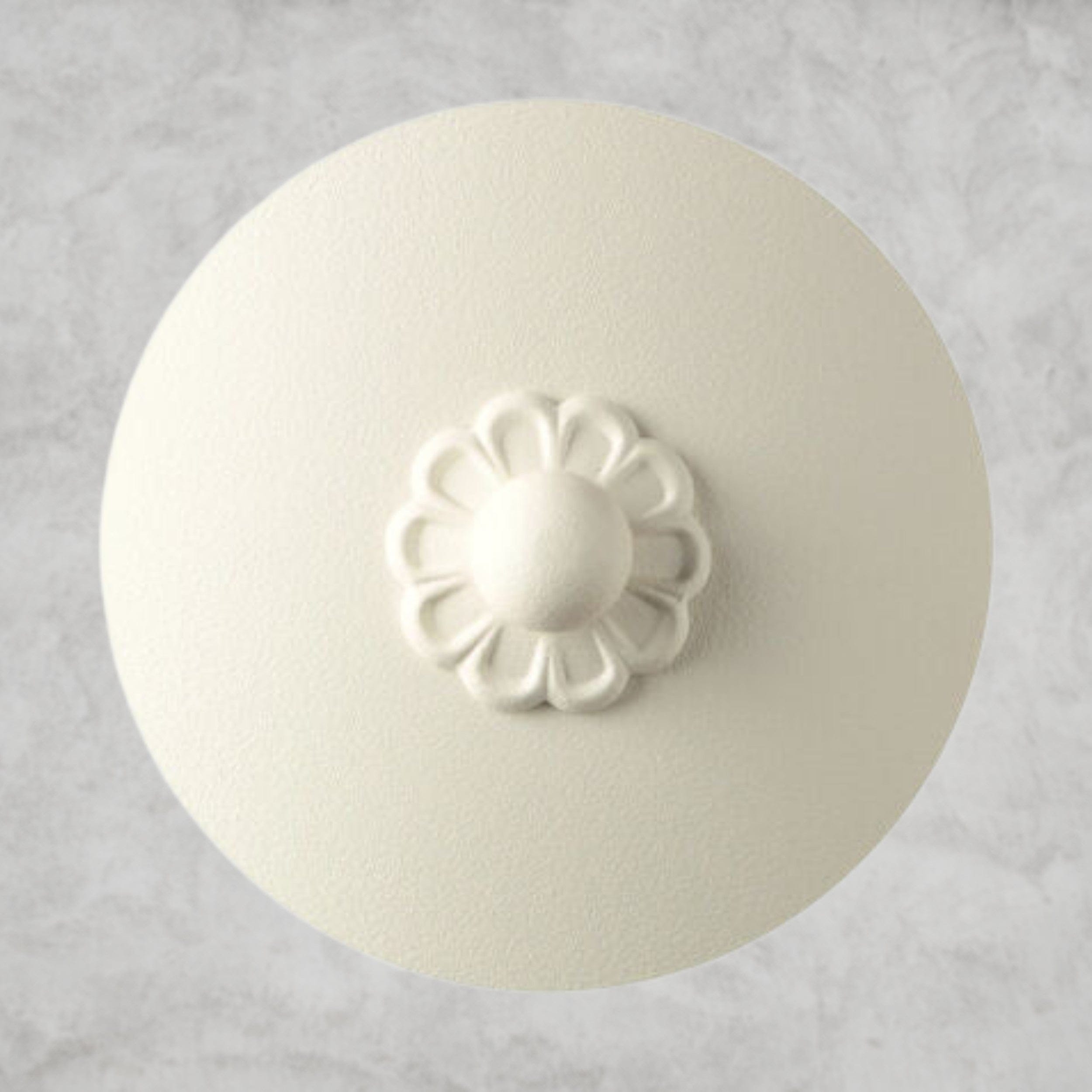 White / Clear Heritage Crystal Vesca Long Chandelier 58"