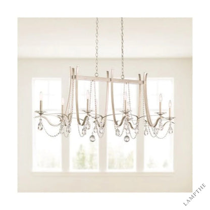 Vesca Long Chandelier 58"