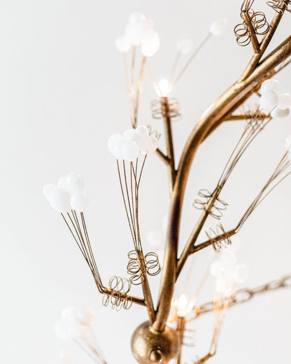 Veyla Spherical Thirty-Light Quartz Chandelier