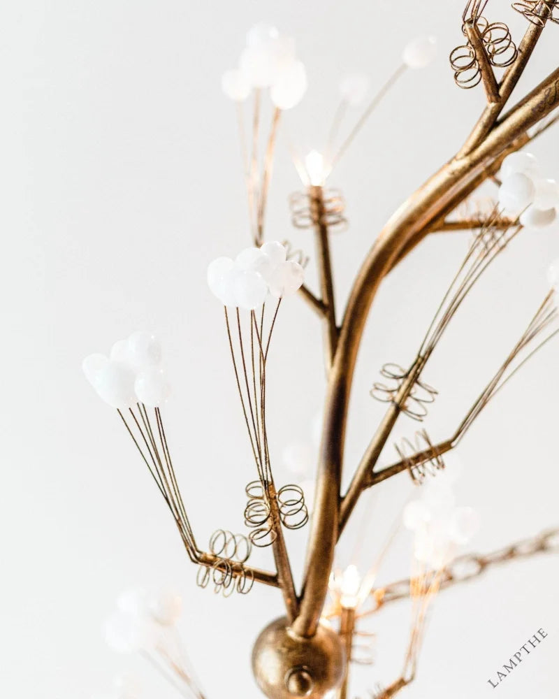 Veyla Spherical Twelve-Light Quartz Chandelier