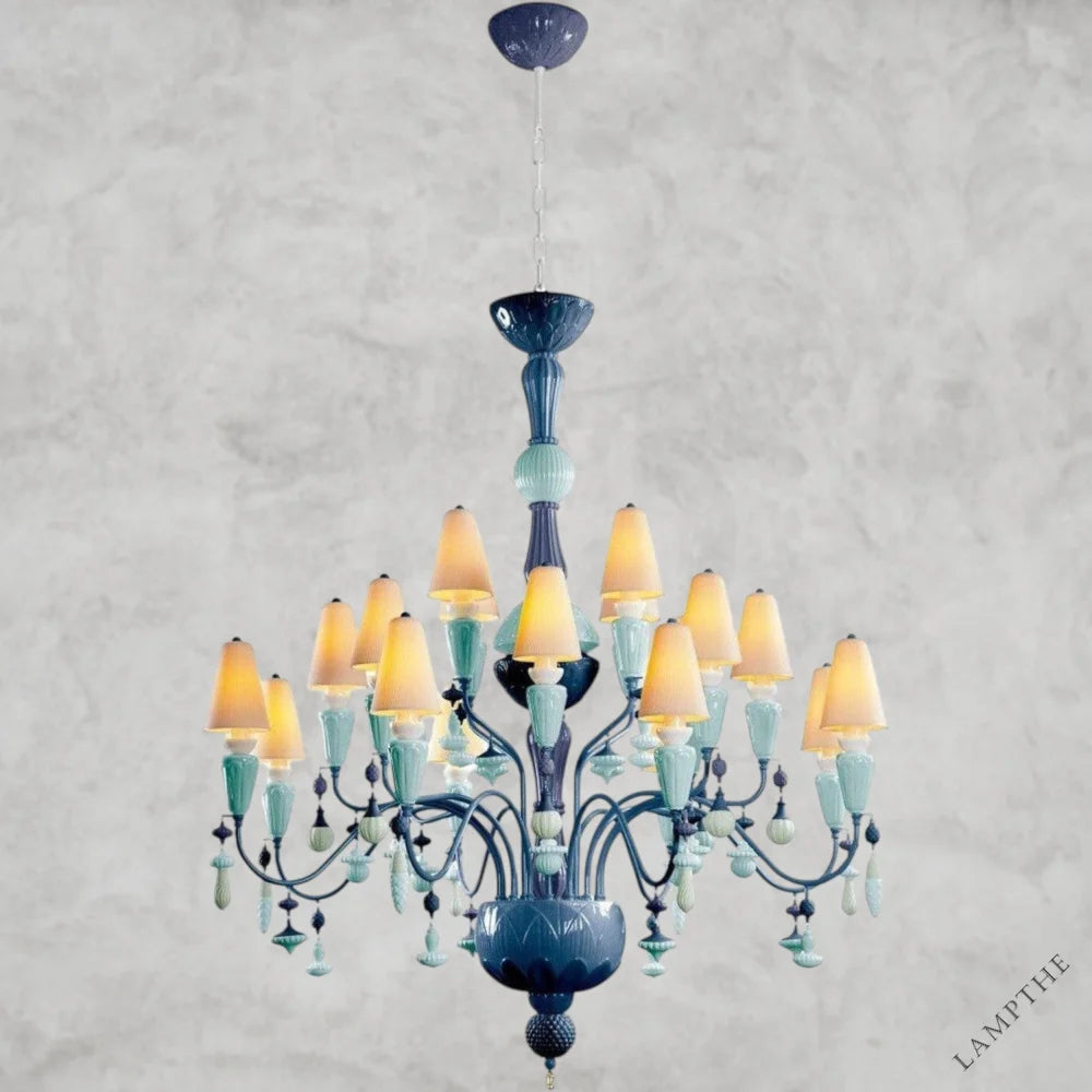Ocean I Vintage Nexora 20-Lights Chandelier