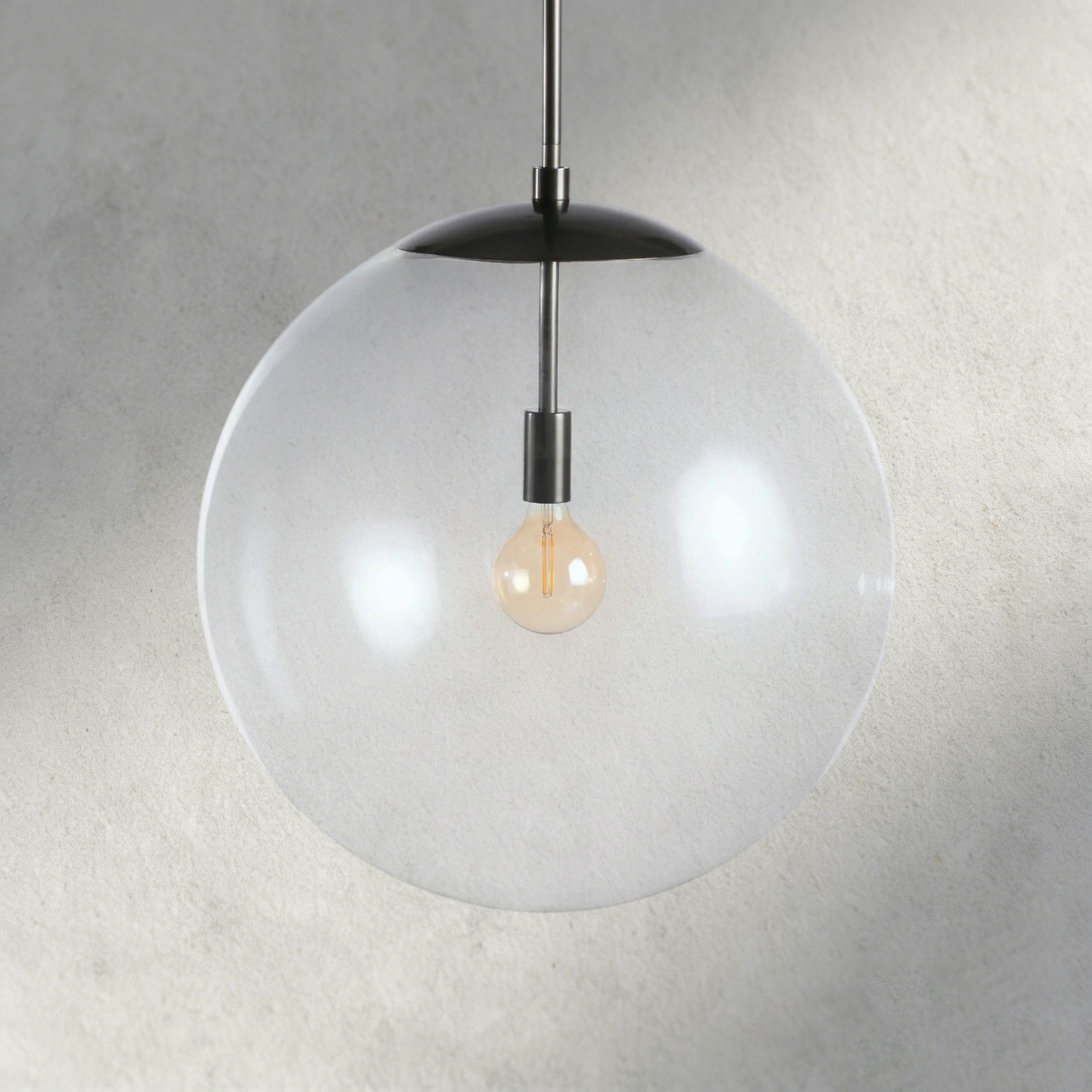 Wescott XL Globe Pendant with Rod