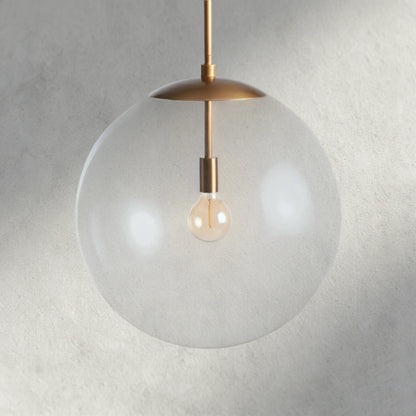 Wescott XL Globe Pendant with Rod