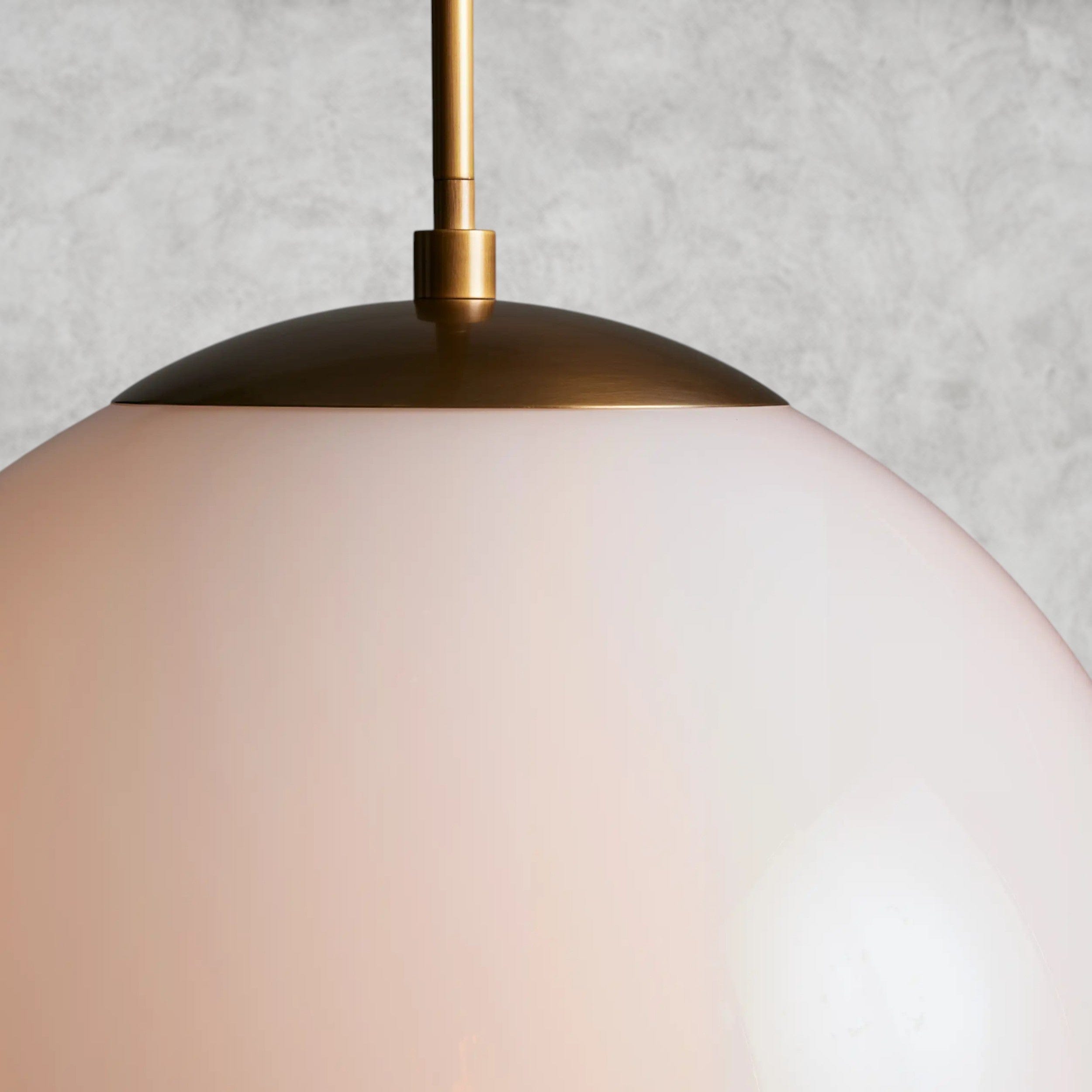 Wescott XL Globe Pendant with Rod