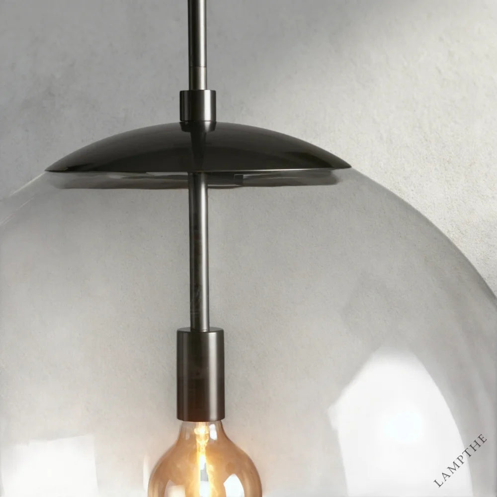 Wescott XL Globe Pendant with Rod
