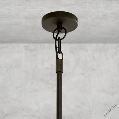 Widham One-Tire Round Alabaster Chandelier