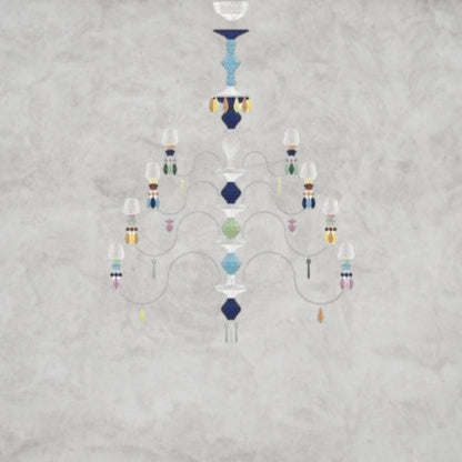 Multi Zylorium Belle De Nuit Chandelier