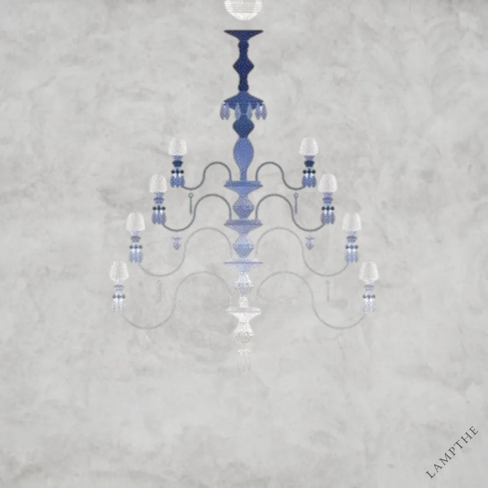 Blue Zylorium Belle De Nuit Chandelier